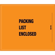 Mil-Spec "Packing List Enclosed" Envelopes