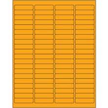 Fluorescent Rectangle Laser Labels