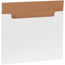 Jumbo White Fold-Over Mailers