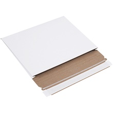 White Stayflats<span class='rtm'>®</span> Gusseted Mailers