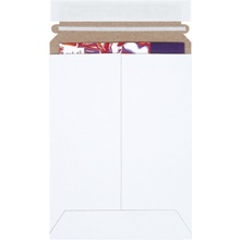 White Self-Seal Flat Mailers - 25 Packs