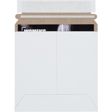 White Self-Seal Flat Mailers