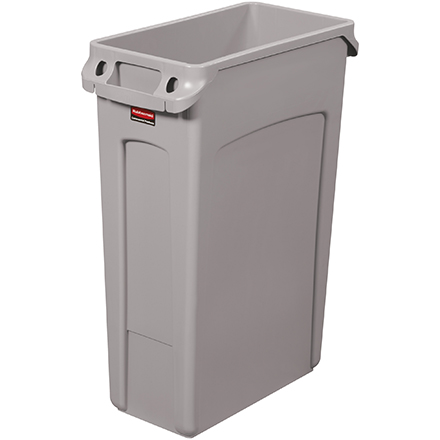 Rubbermaid® Slim Jim® Trash Can - 23 Gallon, Gray