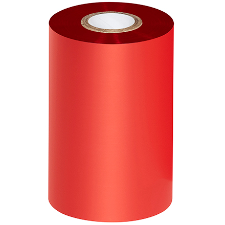 4.02" x 1181' Red Datamax Thermal Transfer Ribbons- Wax/Resin